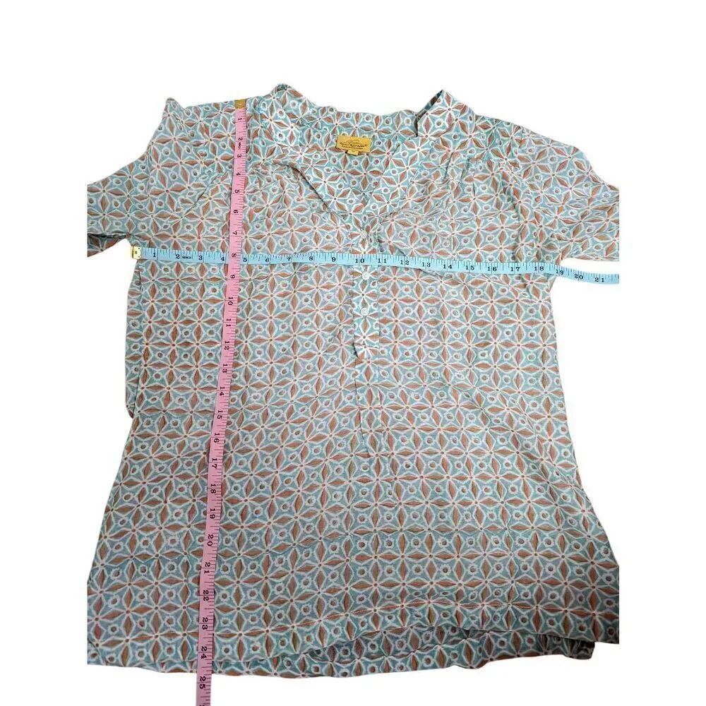 Roberta Roller Rabbit cotton silk top Small - Picture 6 of 7